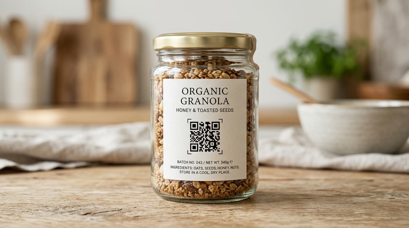 CPG Product Packaging featuring 2D Digital Link QR Code